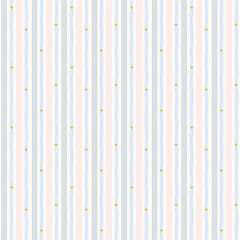 Lines, waves and hearts pattern