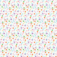 Confetti seamless pattern