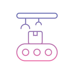 Manufacturing  Icon vector stock illustration