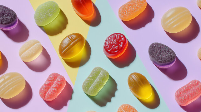 easter eggs seamless pattern