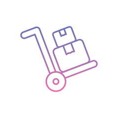 Logistics  Icon vector stock illustration