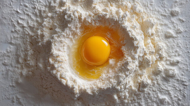 egg and flour