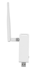 Compact Wi-Fi adapter with USB connector and antenna