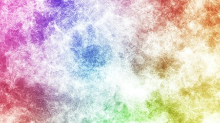 Fototapeta premium Abstract colorful texture resembling a vibrant, cloudy sky or swirling smoke, with pastel hues blending seamlessly, creating a dreamy, ethereal atmosphere