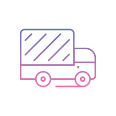 Delivery Truck Icon vector stock illustration