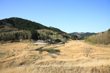 兵庫県神河町　砥峰高原の風景