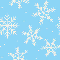 Motif flocons de neige svg.