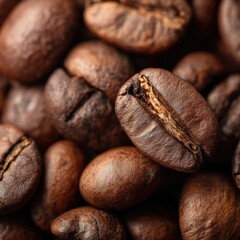 Close-up of roasted coffee beans (1)