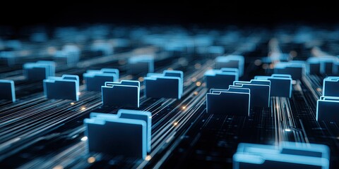 Abstract digital folder network (1)