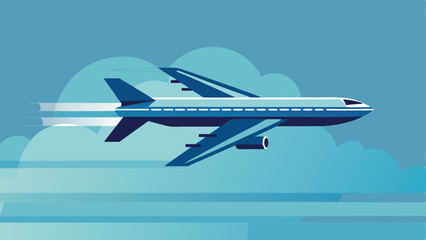 Airplane Takeoff Silhouette