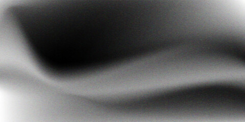 Black dark gray silver white wave abstract background for design. Light wave, wavy line. Ombre gradient. Noise rough grungy grain brushed metal metallic effect.eps10
