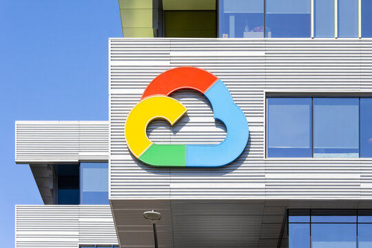 Seattle, WA, USA - May 30, 2025: Google Cloud is located in the South Lake Union neighborhood of downtown Seattle.