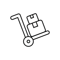 Logistics  Icon vector stock illustration