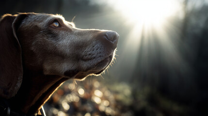 portrait of a dog