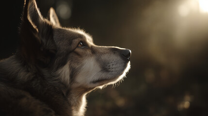 portrait of a dog