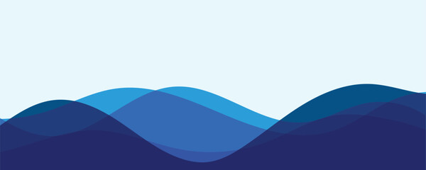 abstract blue wave background