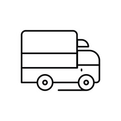 Free Delivery Icon vector stock illustration