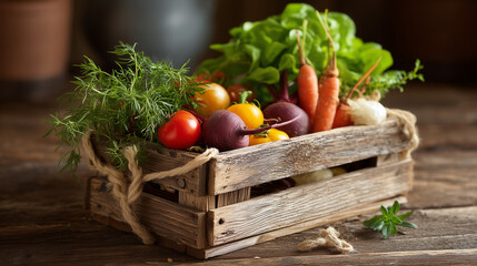 vegetables in a basket