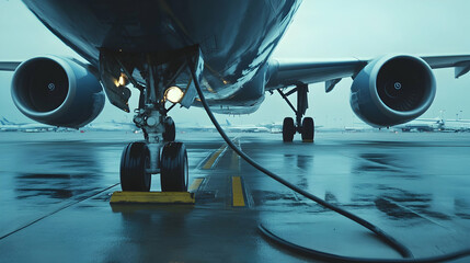 Photo of a commercial airplane be  B918D