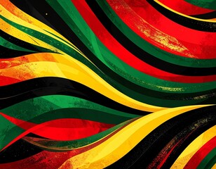 Rich colors and dynamic movement create a visually stunning piece that speaks to joy, identity, and shared human experience.
