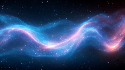 Obraz premium Abstract cosmic wave