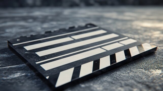 Classic Movie Clapperboard - Take 1 Film Production Scene