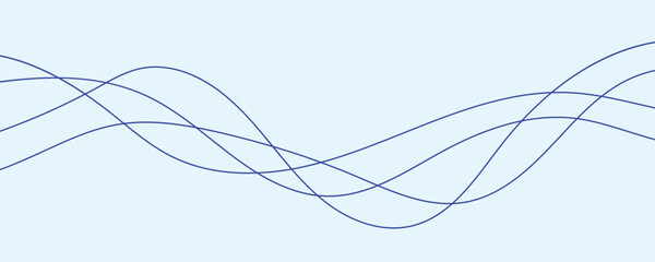 abstract blue wave background