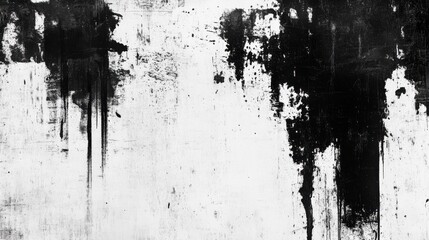 Abstract distressed monochrome; chaotic, gritty, high contrast, raw texture, background, image