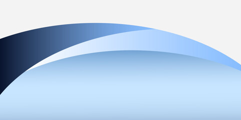 Abstract layered water wave banner template.