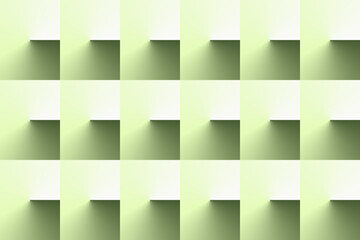 abstract background with green squares