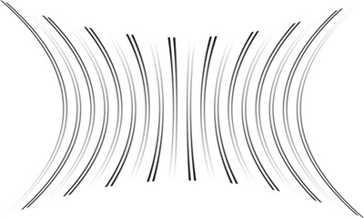 abstract simple gradient double line inflate pattern art can be used background.