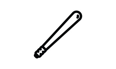 Obraz premium Simple Line Drawing of a Cigar