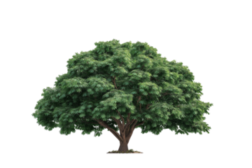 Large Bothi tree or Pipal tree on transparent background, Png file 