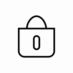 security lock protection safe icon vector sign