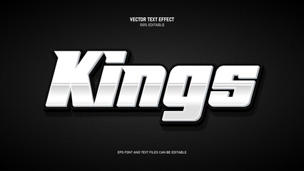 Kings editable text effect, esport text style