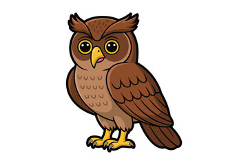 Obraz premium Hawk bird silhouette vector