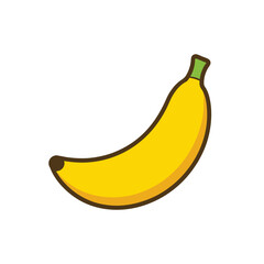 banana isolated on white background