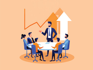 Businessmen Reviewing and Signing a Contract Agreement, Partnership, Deal