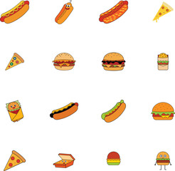 Fast Food Vector illustrator