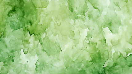 Green watercolor texture background. Abstract watercolor paint background