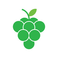 green-color-grapes--icon-on-a-white-background.eps