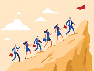 Obraz premium Business Meeting Presentation, Teamwork, and Strategy Session