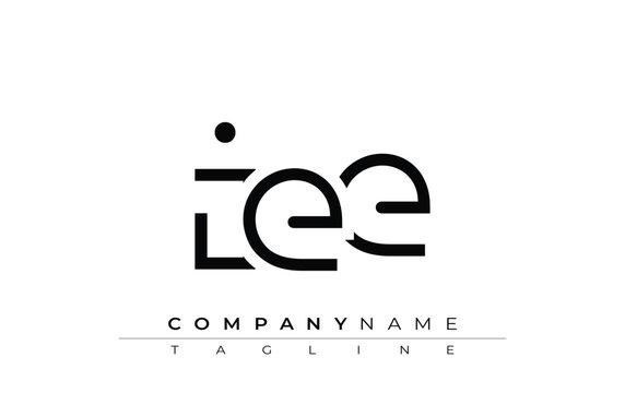 IEE abstract letter design. Modern Business Logo Design With Abstract Typography and Contemporary Style