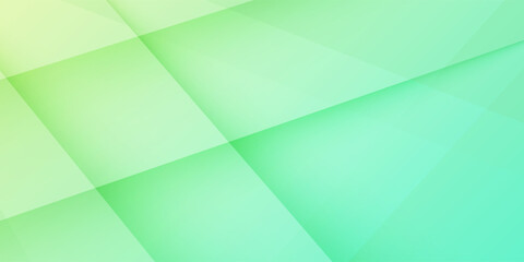 Obraz premium Green vector abstract background with simple geometric shapes