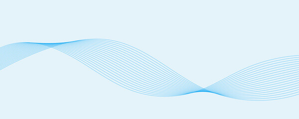 Fototapeta premium abstract blue wave background