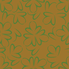 Exotic hand drawn flowers, seamless patterns with floral for fabric, textiles, clothing, wrapping paper, cover, banner, home decor, abstract backgrounds. Vector illustration