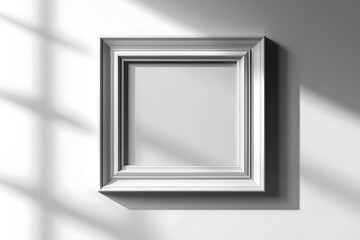 Metallic tabletop frame reflecting outdoor scene high resolution picture