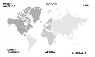 Country borders map-11, modern world map graphic, Countries Silhouettes Stock Illustrations, Vectors