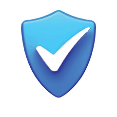 Secure Shield Checkmark Protection and Security Icon