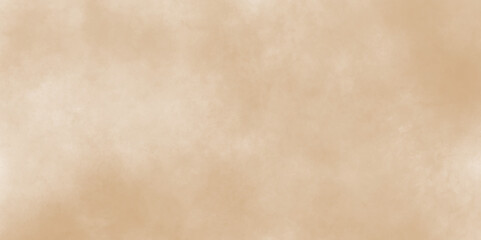 Watercolor light brown background painting textured on grungy distressed abstract design element, beige splash of brown powder paint vintage grunge texture and watercolor splashes on white background.